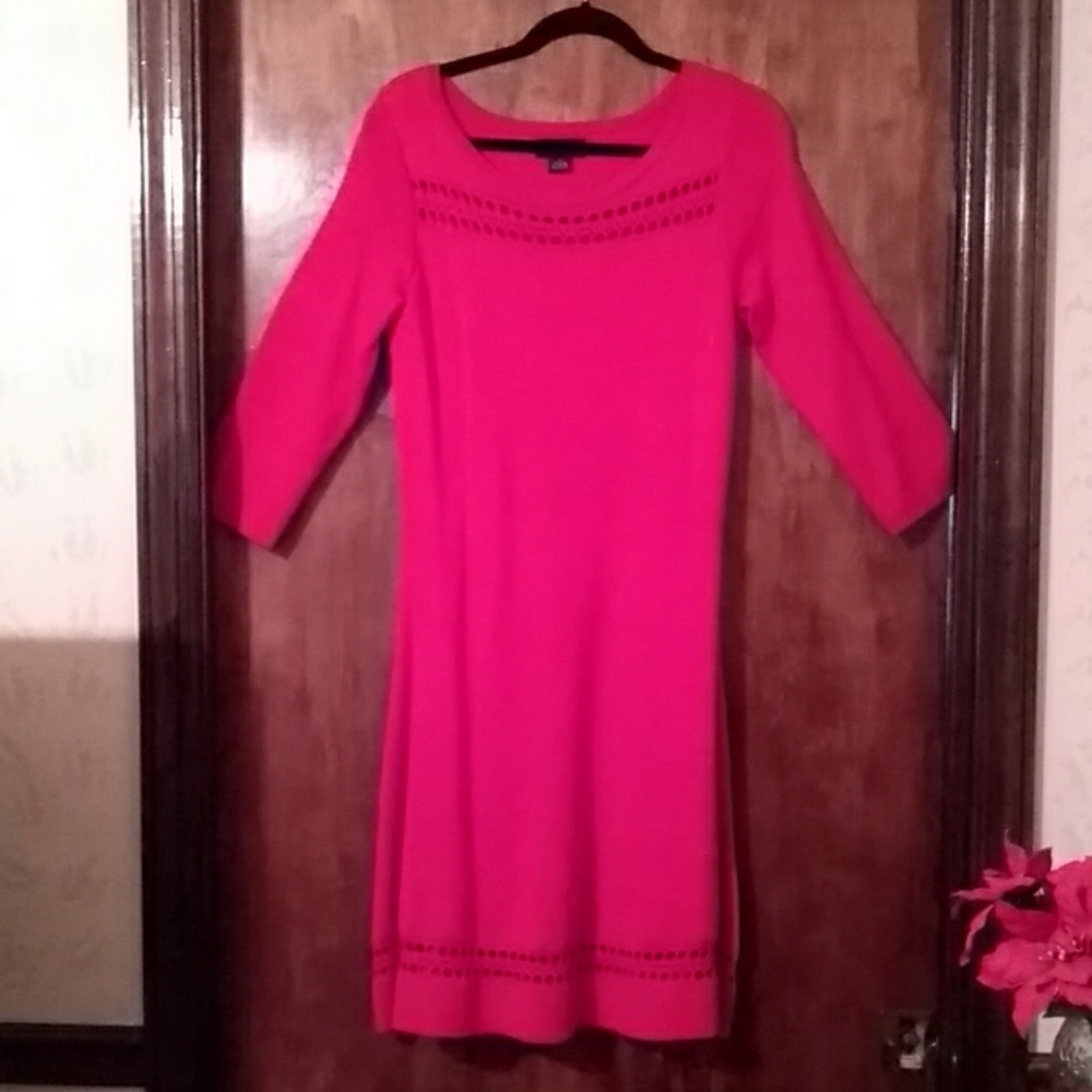 Red Sweater Dress
